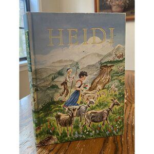 Heidi By Johanna Spyri Illustrated Junior Library Edition 1982 Hardcover